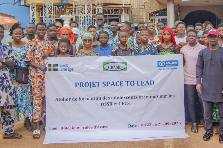 GRASID ONG et Plan Internationnal Bénin forme les jeunes sur les DSSR et l’ECS GRASID ONG et Plan Internationnal Bénin forme les jeunes sur les DSSR et l'ECS